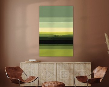 Les couches de l'horizon vert