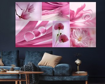 Collage de fleurs