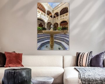 Castle with Gothic and Arabic elements, Castillo de Luna, Rota, Cádiz, Andalusia, Spain by Fotos by Jan Wehnert