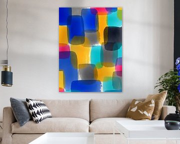 Dynamische Schichten urbaner Farbtöne