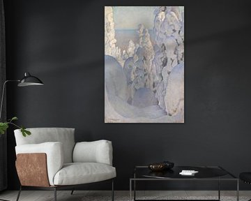 Paysage d'hiver, Kinahmi, 1923, Pekka Halonen