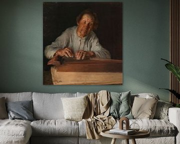 Le joueur de Kantele, 1892, Pekka Halonen