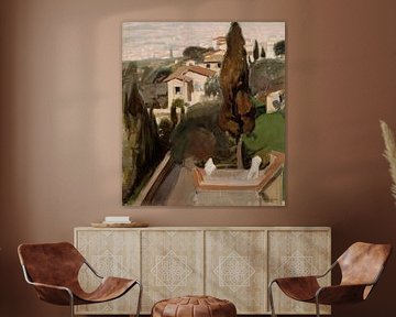 Fiesole, 1902, Pekka Halonen