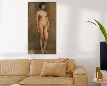 Modèle féminin nu, 1891, Pekka Halonen