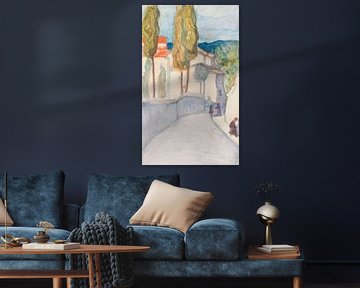 Florence, Viale dei Colli, 1909, Pekka Halonen