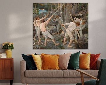 Pionniers en Carélie, 1900, Pekka Halonen