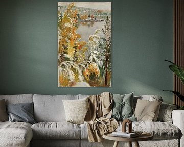 Herfstlandschap, eerste sneeuw, 1897, Akseli Gallen-Kallela