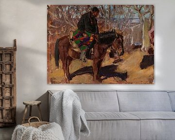 Native American te paard, 1925, Akseli Gallen-Kallela