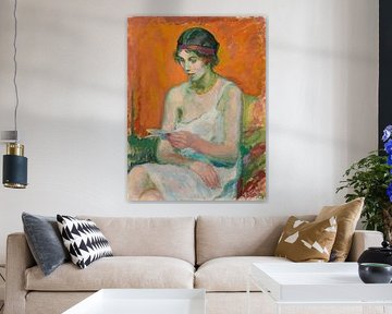 Vrouw in haar onderrok, 1912, Magnus Enckell