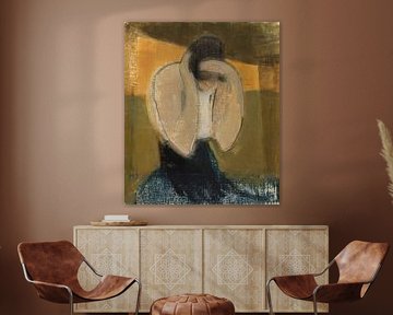 De zigeunervrouw; De Roma-vrouw, 1919, Helene Schjerfbeck