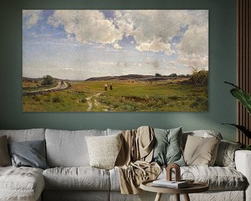 Uitzicht vanaf Hisingen bij Göteborg, 1876, Berndt Lindholm