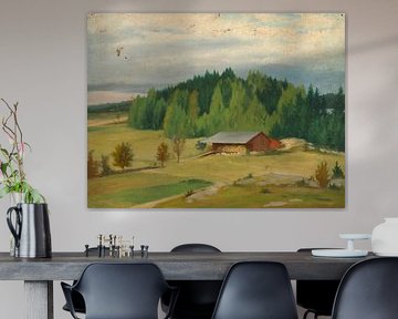 Maisema, 1860 - 1879, Severin Falkman