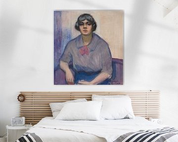 Portret van een vrouw, 1914, Jalmari Ruokokoski