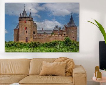 Medieval Muiderslot castle in Utrecht