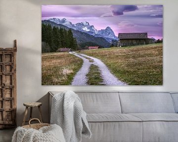 Bayern Kulisse Alpen von Markus Gann