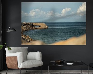 Coast near Grandcamp maisy Normandy by Annelies Cranendonk