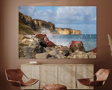 coast of Normandy Omaha Beach by Annelies Cranendonk