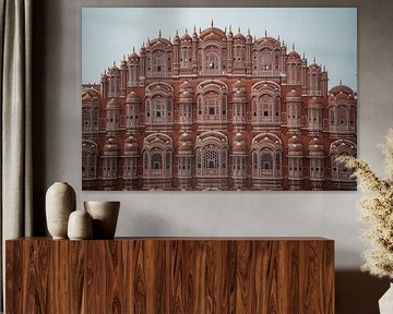 Windpaleis in jaipur van Mirja van Dijk