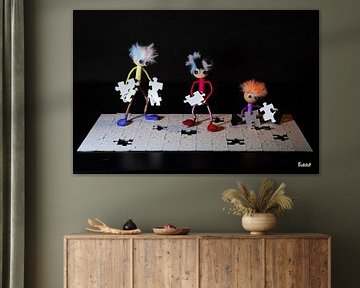 Puzzle teamwork from the Fubby's. by Sailographic Paula