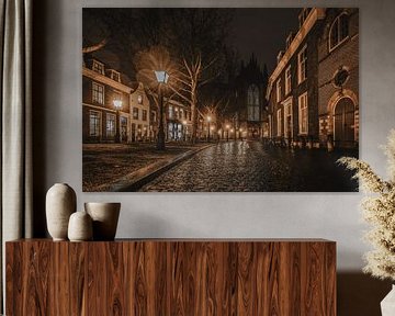 Hooglandse Kerkgracht Leiden by Dirk van Egmond