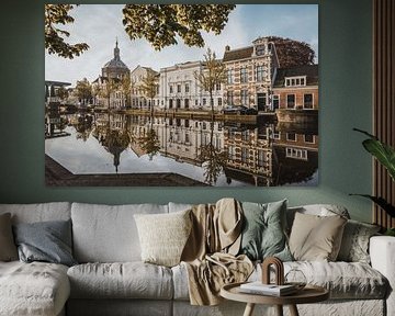 Leidse Schouwburg on the Oude Vest in Leiden by Dirk van Egmond