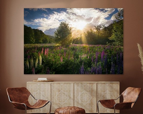 Example of the artwork in a room