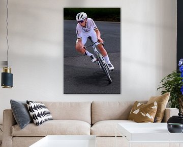 Lotte Kopecky in the rainbow jersey