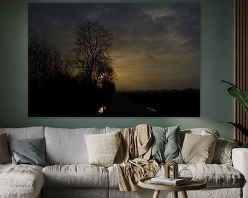 Winter evening (part 1) by Stobbe; stiltegrafie