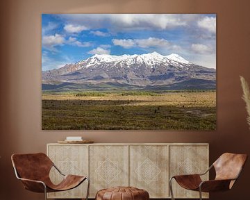 Mount Ruapehu volcano in New Zealand by Markus Gann