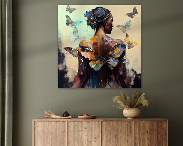 Strahlender Schmetterlingsrücken