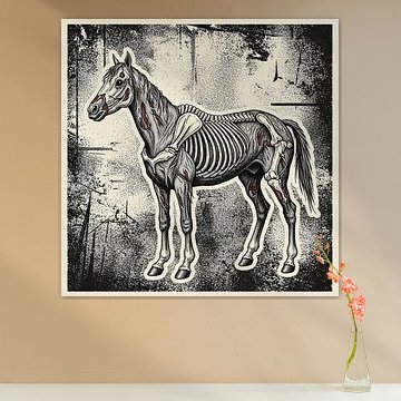 Undead Equine Vintage Dark Fantasy