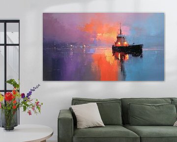 Harbour on Ameland - Ballumerbocht by Karina Brouwer