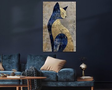 Kat in Goud en Nacht van Thea