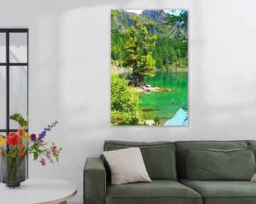 The Engadin mountains offer a harmonious blend of alpine expanses, crystal-clear lakes and gentle larch forests. The landscape is flooded with light, peaceful and majestic at the same time - a natural paradise in the heart of Switzerland. by Miriam Schwarzfischer Fotografie