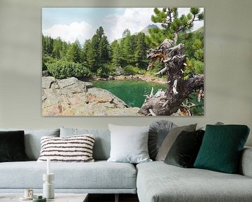 The Engadin mountains offer a harmonious blend of alpine expanses, crystal-clear lakes and gentle larch forests. The landscape is flooded with light, peaceful and majestic at the same time - a natural paradise in the heart of Switzerland. by Miriam Schwarzfischer Fotografie