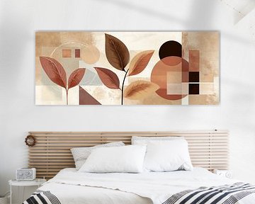 Leaves Abstract by ARTEO Paintings