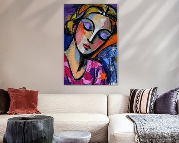 Relaxation in Colours by Abstract Painting