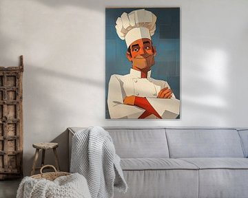 Chef Chef | Confident Culinary Master by OMG Art