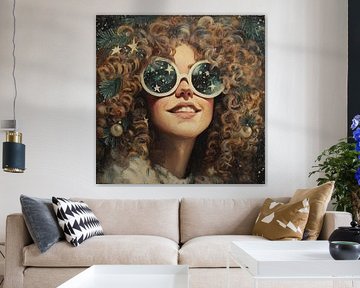 Glasses Full of Stars And Pines by ARTEO Paintings