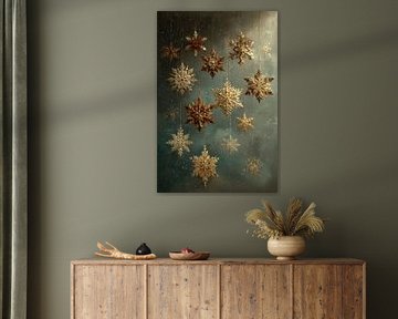 Golden Snow by Abstract Painting