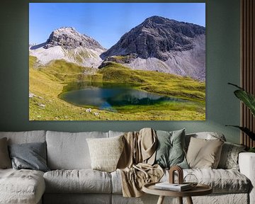 Bergstilte boven het Rappenmeer van Walter G. Allgöwer