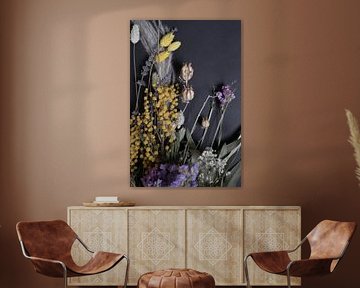 Dark dried flowers by Jim Plaum