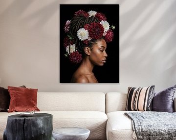 Dreadlocks Dahlias by J.O. Han