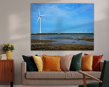 Storm surge barrier Zeeland 1 by Martin de Bouter