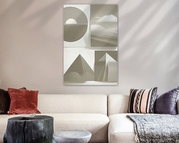 Surreal landscape in warm Thyme tones by Irene Ibanez