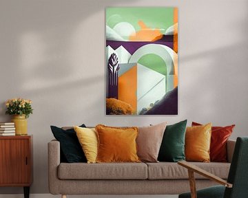 Surrealist landscape