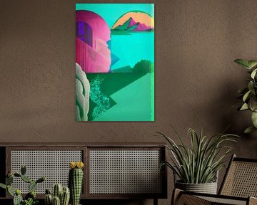 Surrealist landscape