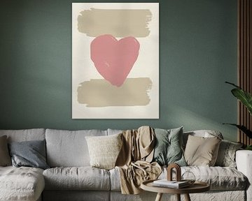 Art abstrait minimaliste. Douceur de l'amour. sur Art minimaliste abstrait