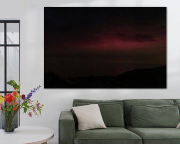 Les aurores boréales sur Texel I sur Anneke Hooijer