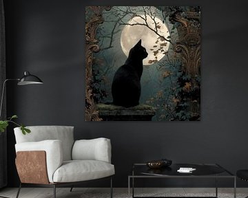 The Guardian of the Misty Arcade - Elegy at Full Moon by Erika Kaisersot